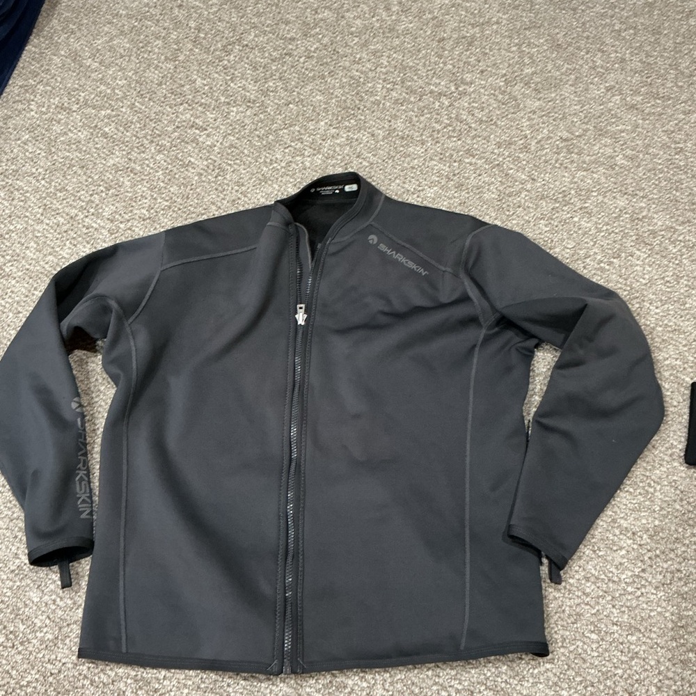 Sharkskin Men's Gray Performance Swim Jacket